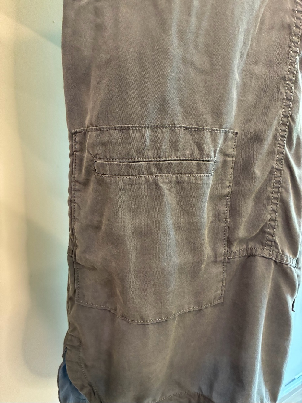 GAP Slate Blue Button-Front Tunic Dress 0012 - Picture 3 of 9